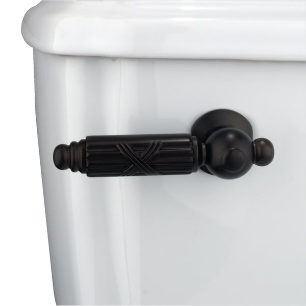 Georgian Toilet Tank Lever, Oil Rubbed Bronze